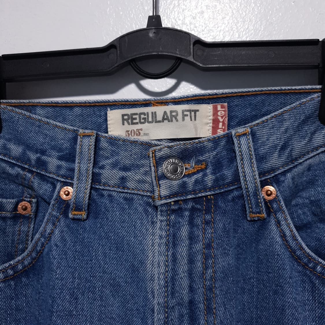 00s 리바이스 505 레귤러핏 중청 데님 팬츠 청바지 31-32 상품이미지4