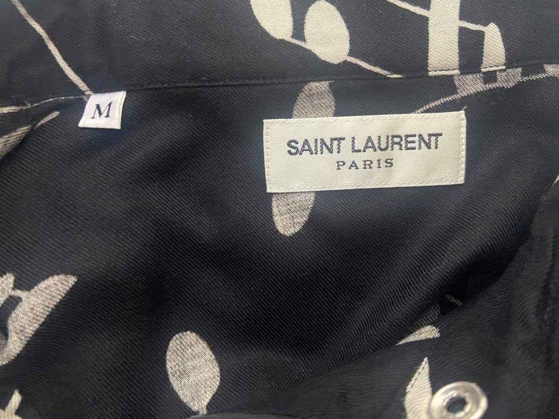 생로랑 웨스턴 음표셔츠 m 상품이미지3