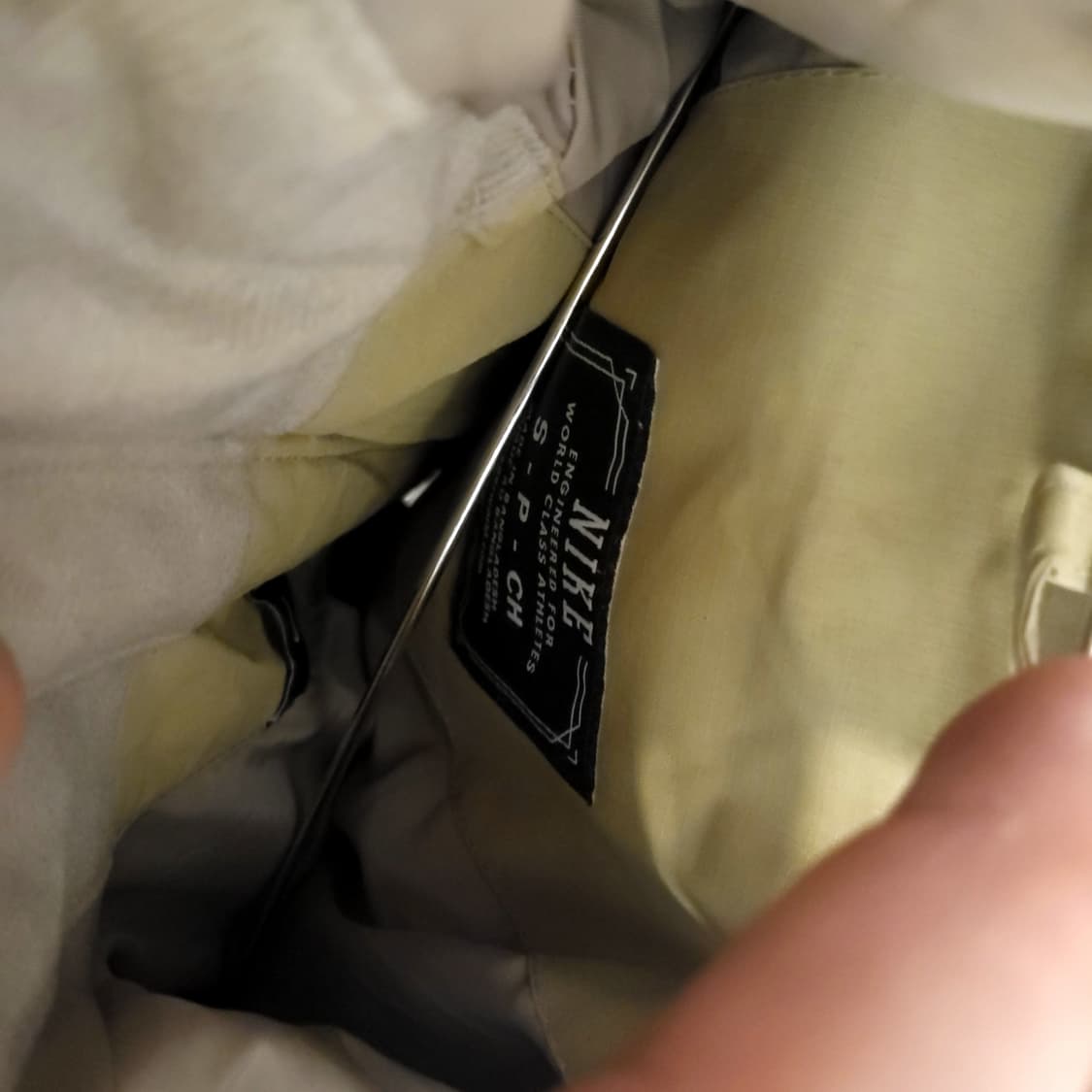 나이키 후드 베이지 버건디 패딩 상품이미지3