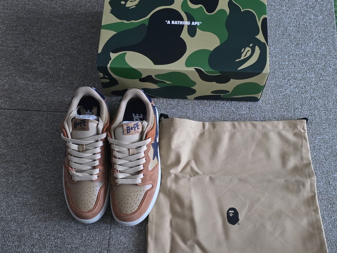 베이프 스니커즈 BAPE SK8 STA #4 8.5(265mm) 새제품
 상품이미지1