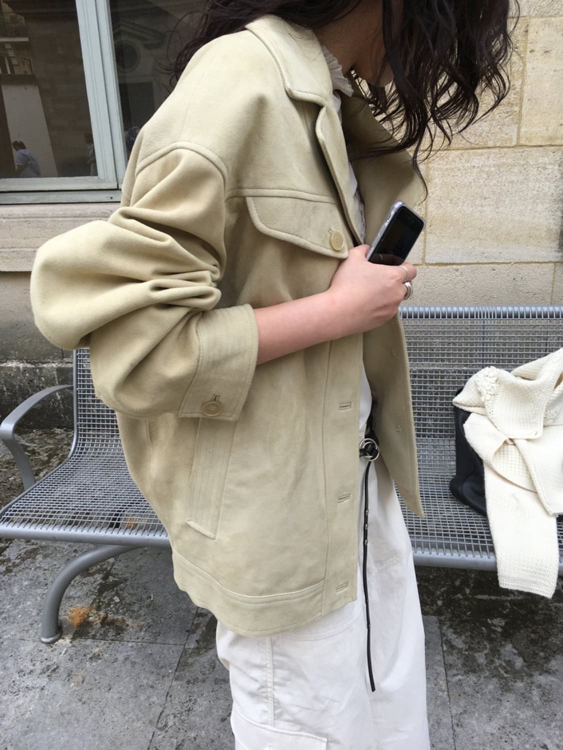 [새상품] 브리드 고트 스티치 자켓 점퍼 상품이미지5