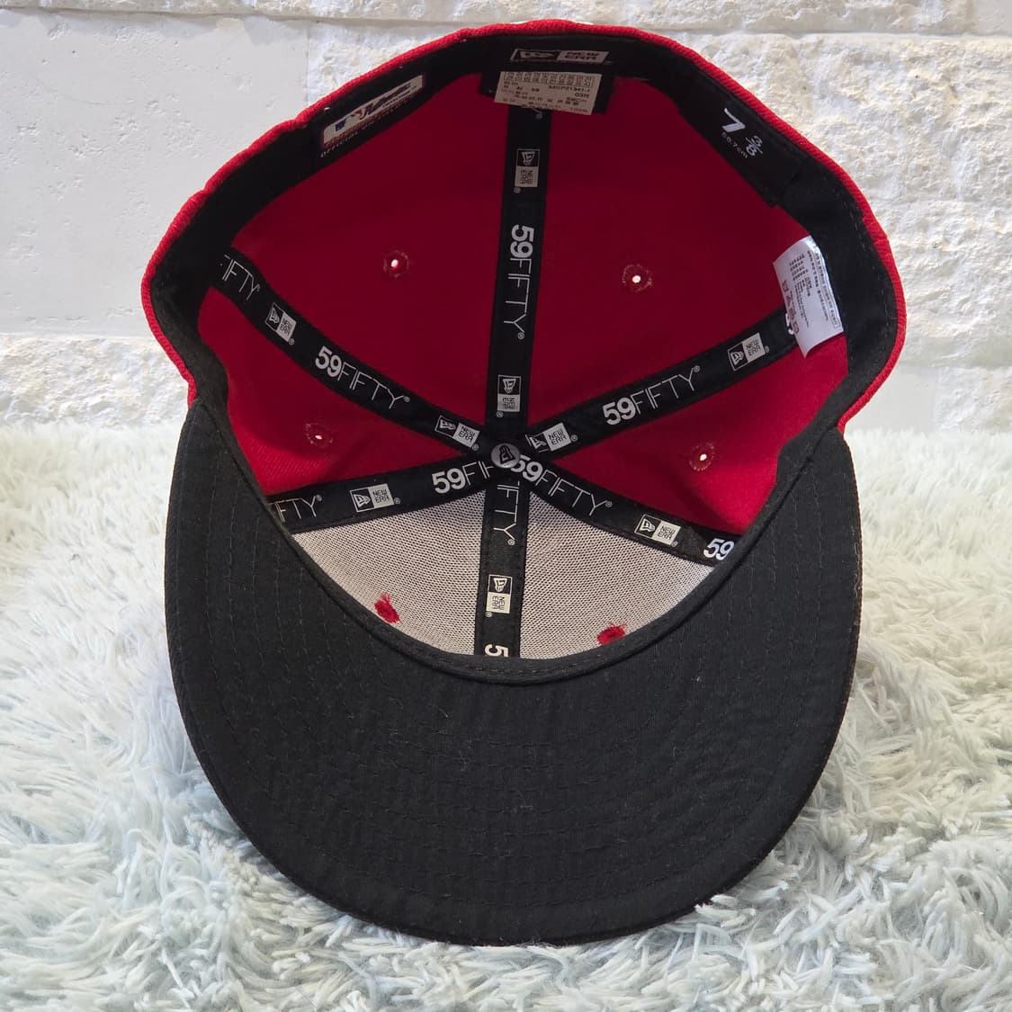L8-2:뉴에라 59피프티 신시내티 레즈 온필드 캡 레드/블랙 (58.7 상품이미지5