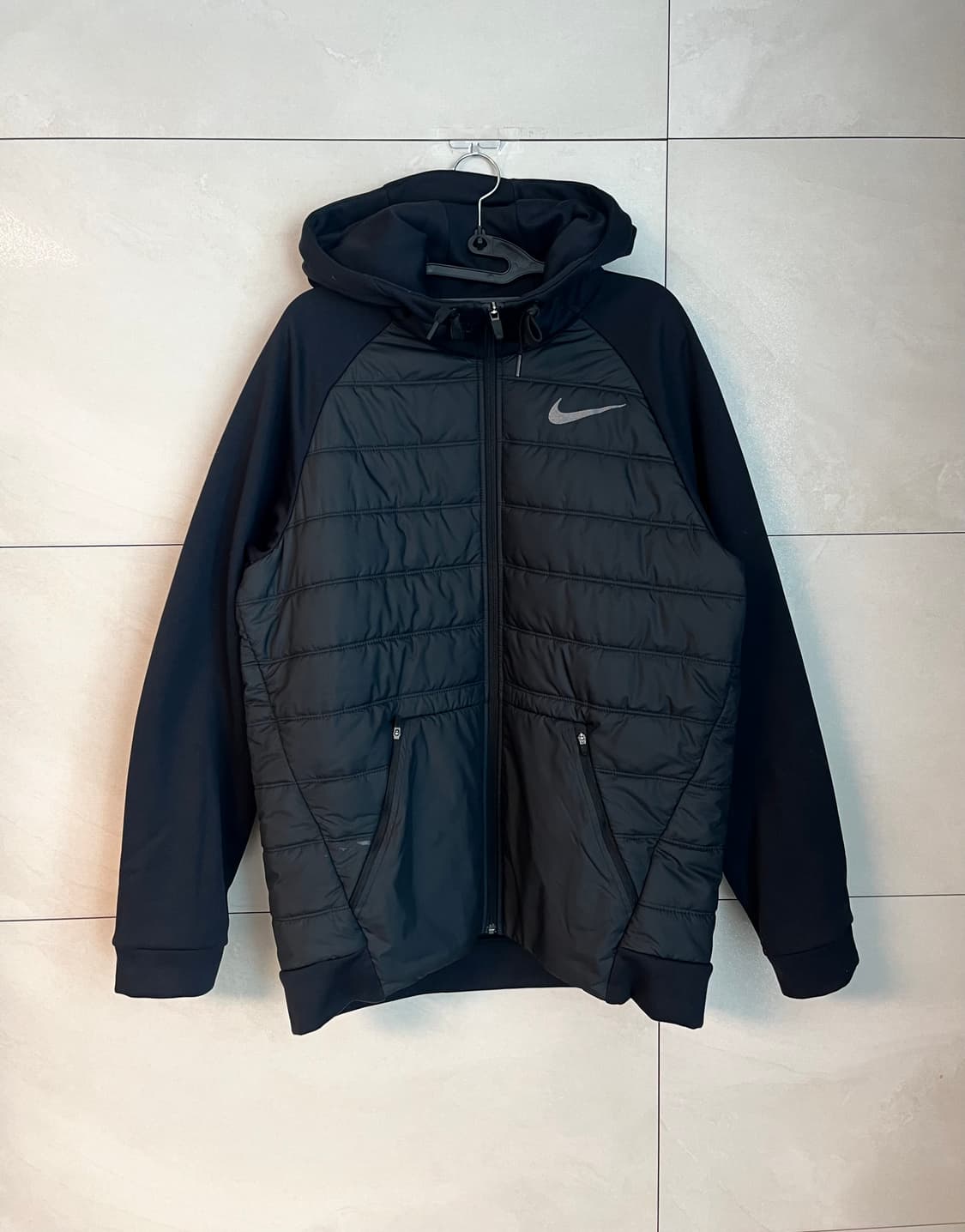 [XL] 나이키 스우시 에어 경량 후드집업 블랙 상품이미지1