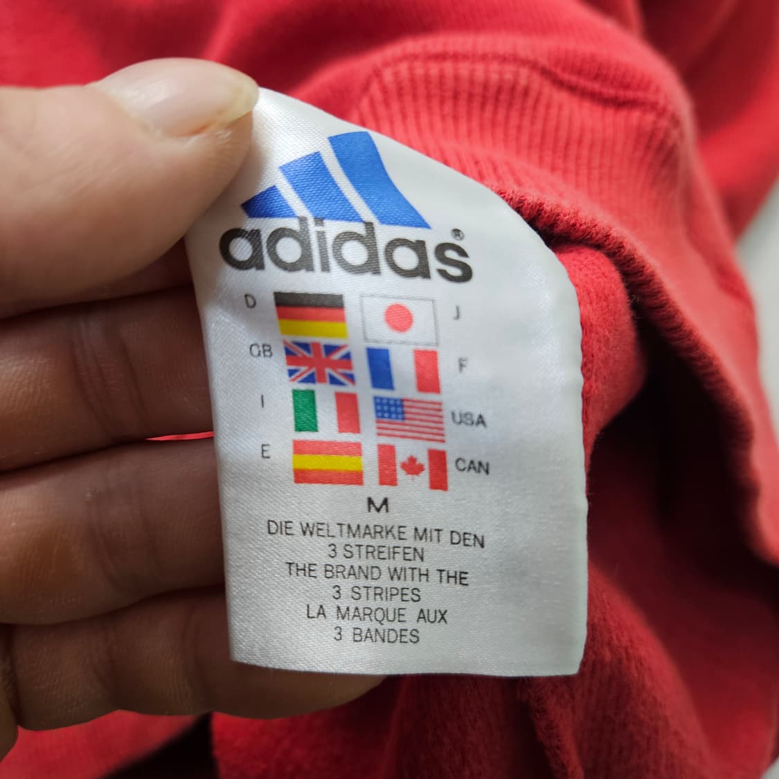 90 아디다스 빈티지 로고 후드티 0319Y 상품이미지4