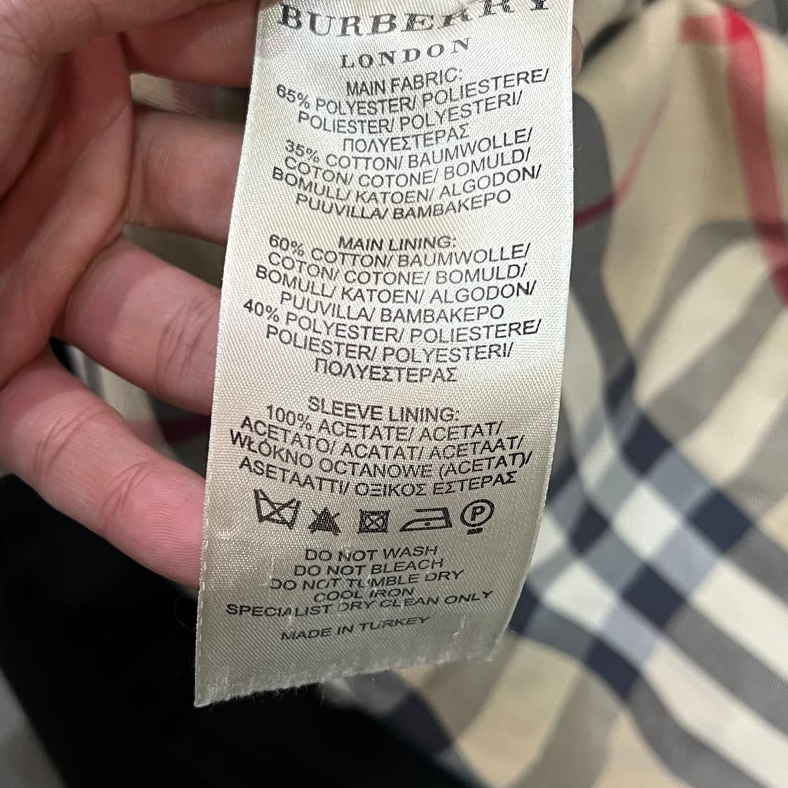  버버리 싱글 트렌치 코트 +명품감정서 y16142 상품이미지8