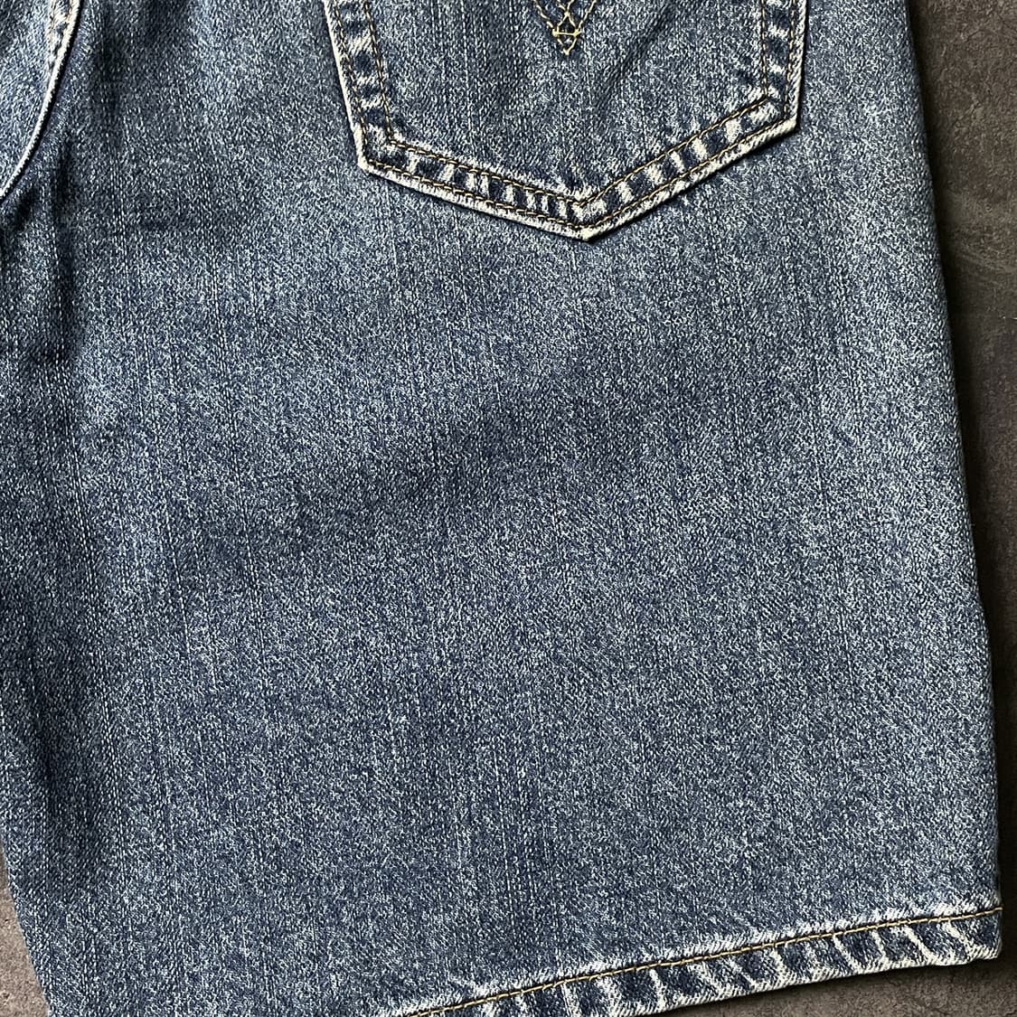 LEVI'S 00s 리바이스550 중청 데님 하프팬츠 A01171 상품이미지8
