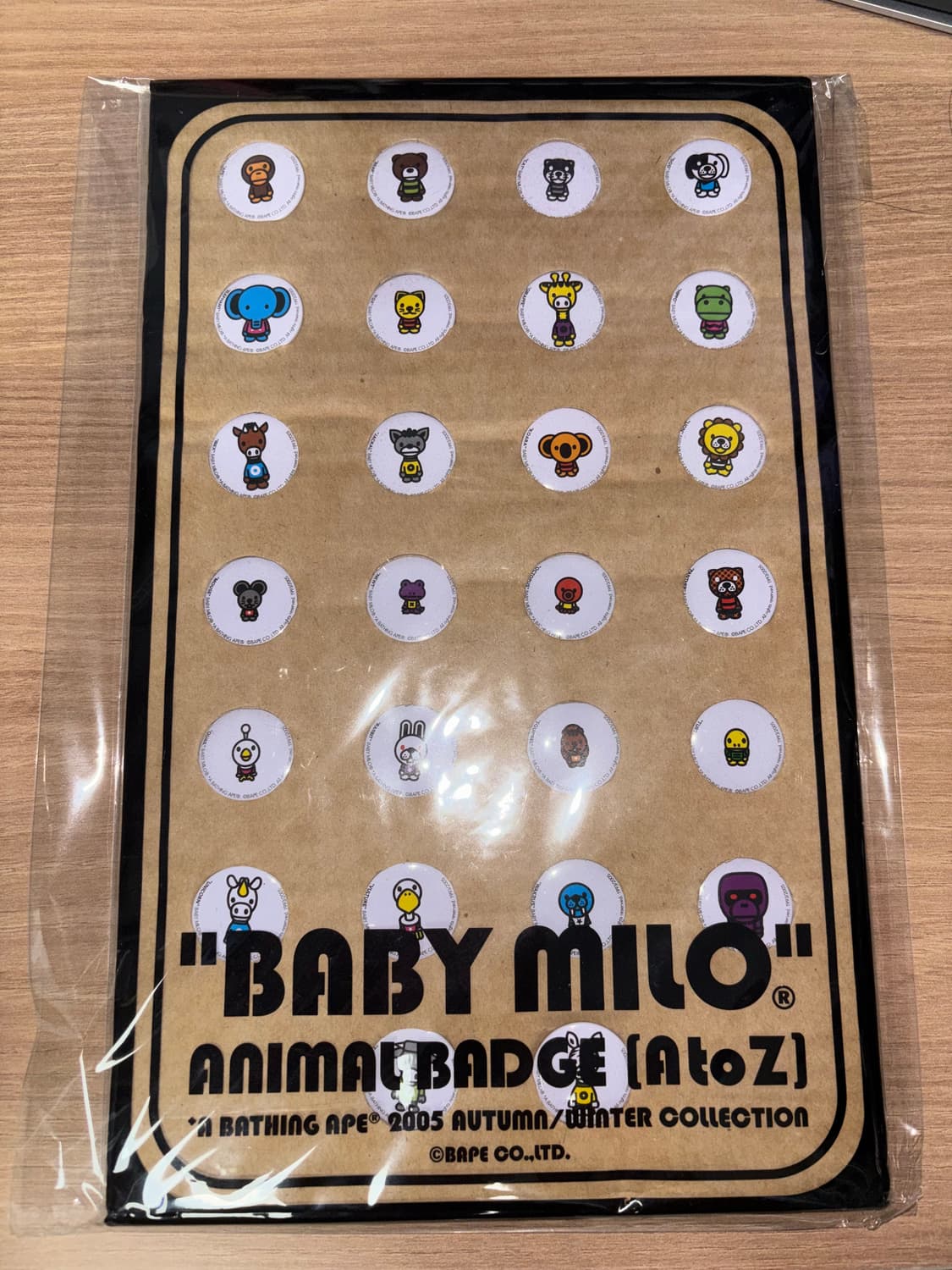 A bathing ape 캔 뱃지 셋트 2005년 부록 상품이미지1