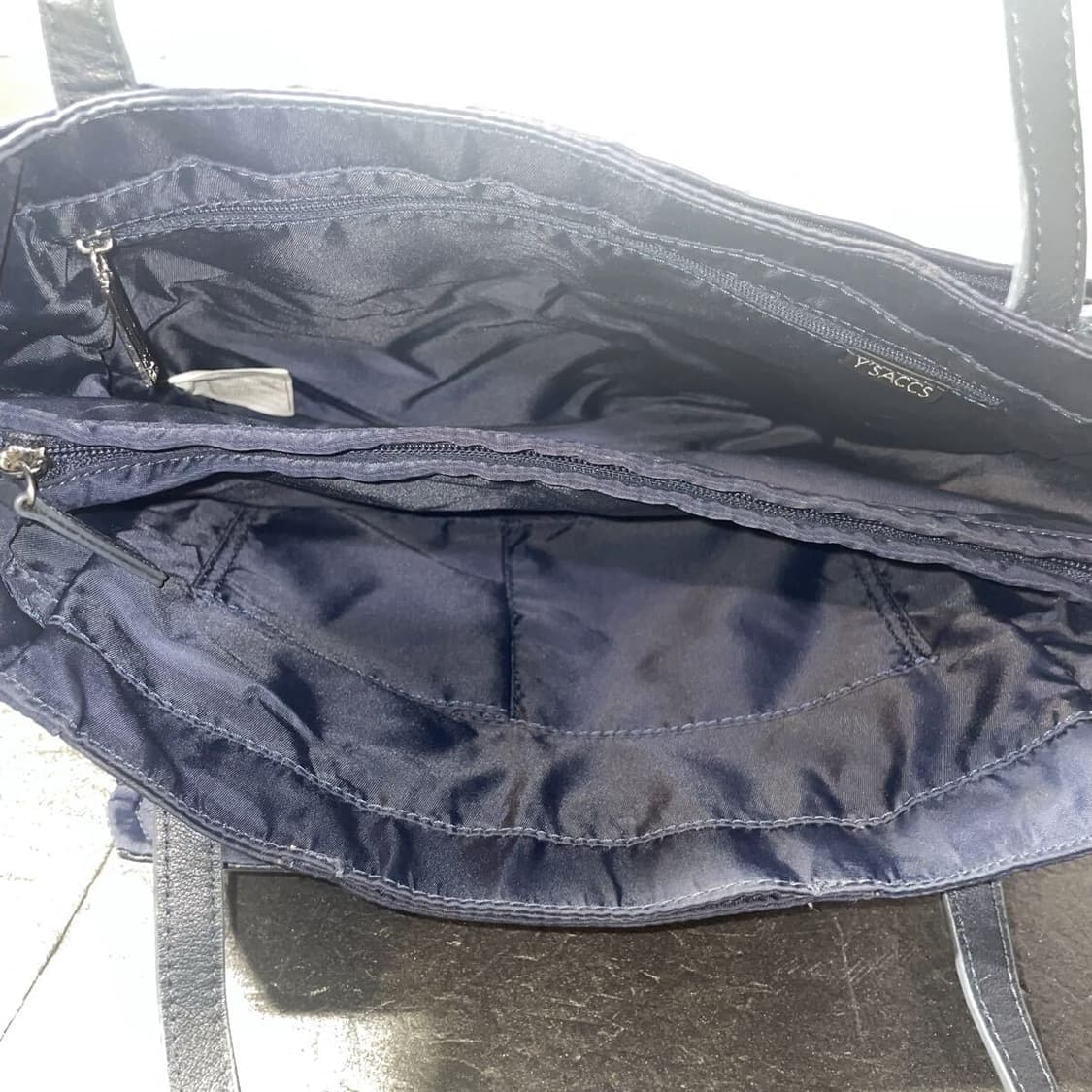 요지 야마모토 YSACCS 소가죽 나일론 토트백 상품이미지6