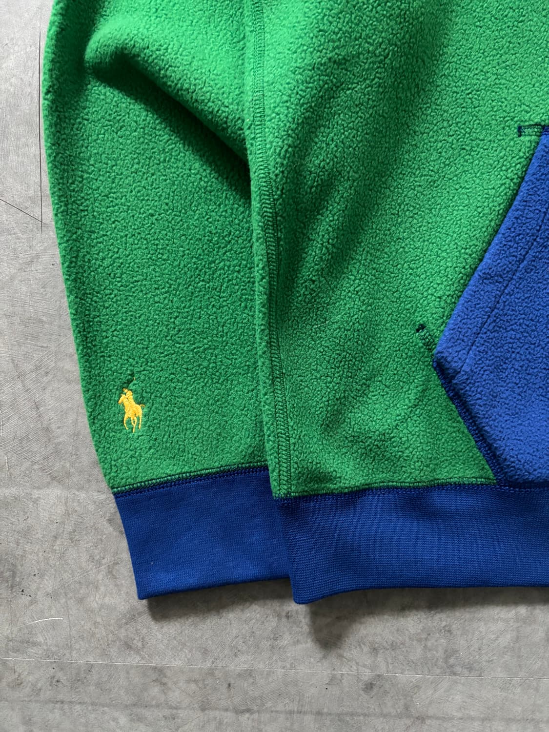 Polo 폴로 랄프로렌 신형라벨 레터맨 그린 플리스 후드 상품이미지8