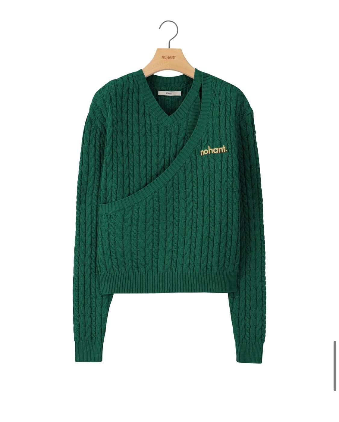 노앙(nohant) two way cable knit 새상품 팝니다.  상품이미지2