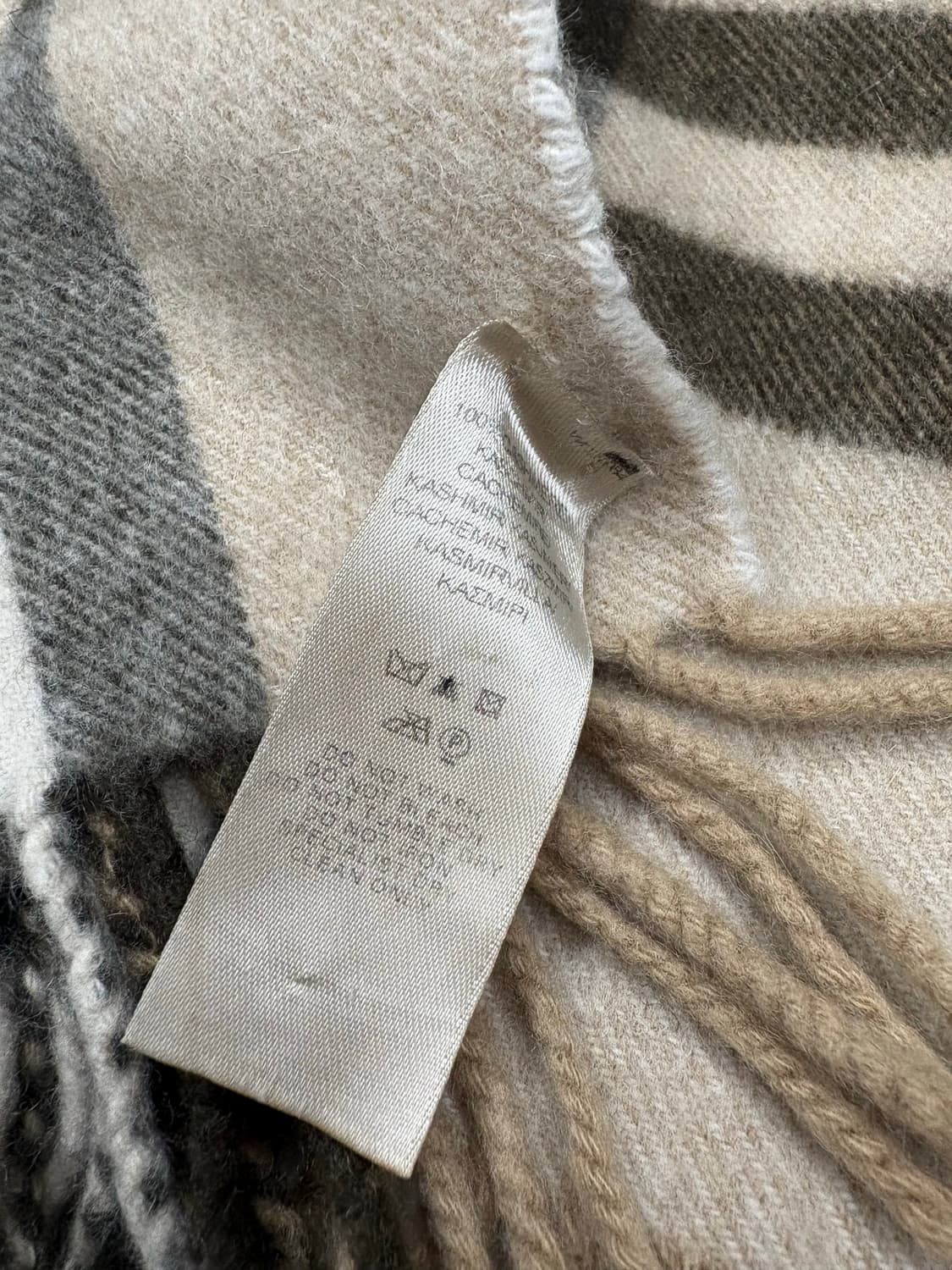 버버리 체크 캐시미어 머플러 스카프 상품이미지6