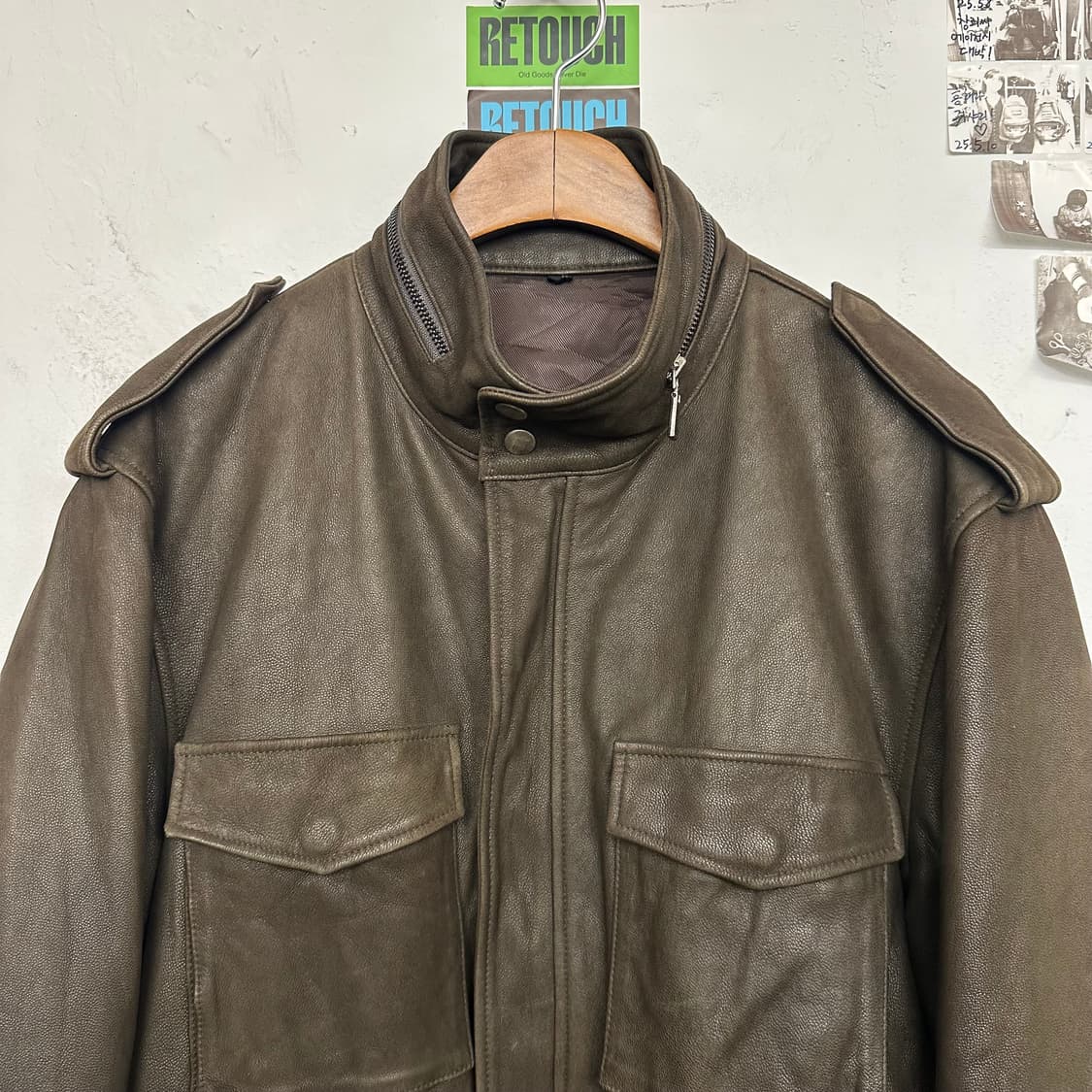 리얼레더 M-65 필드자켓(Made in ITALY) 상품이미지2