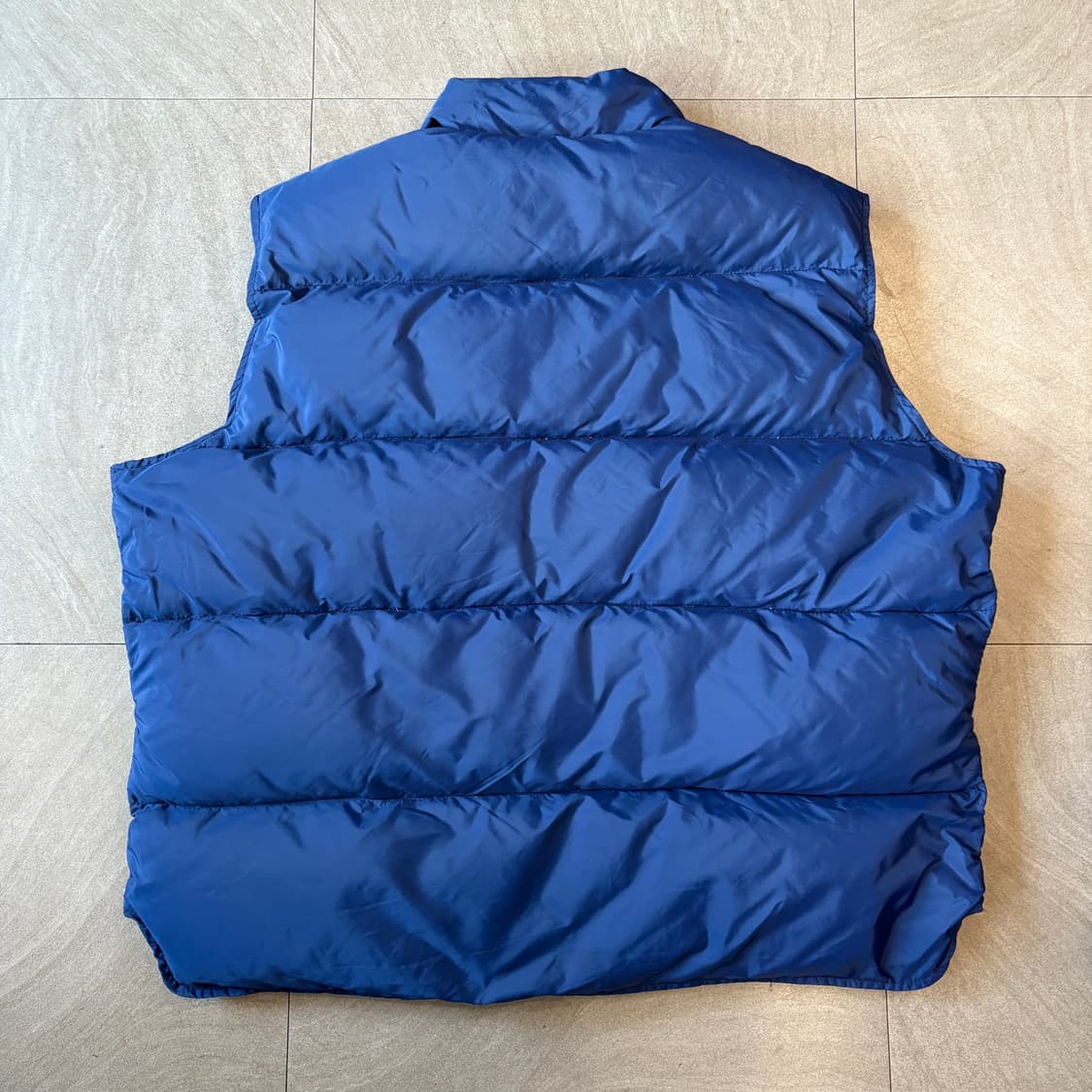 90s L.L.bean 90년대 미국 생산 엘엘빈 블루 덕다운 패딩 조끼 상품이미지8