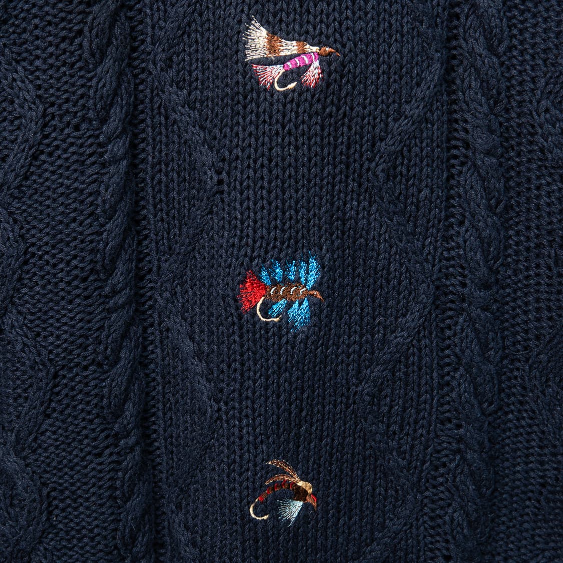 [120] 80s 울리치 플라이 루어 스티치 피셔맨 니트 스웨터  상품이미지2