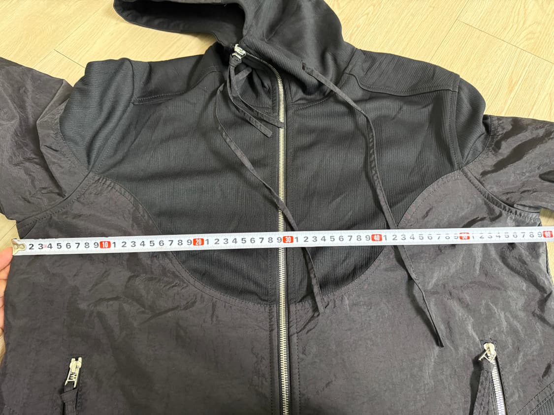 [M] 강혁 에어백 패치 저지 후드 점퍼 상품이미지5