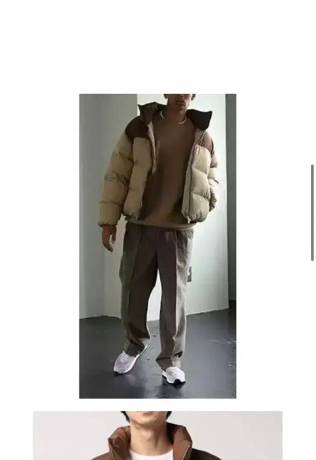 BEAMS패딩m 100  상품이미지1