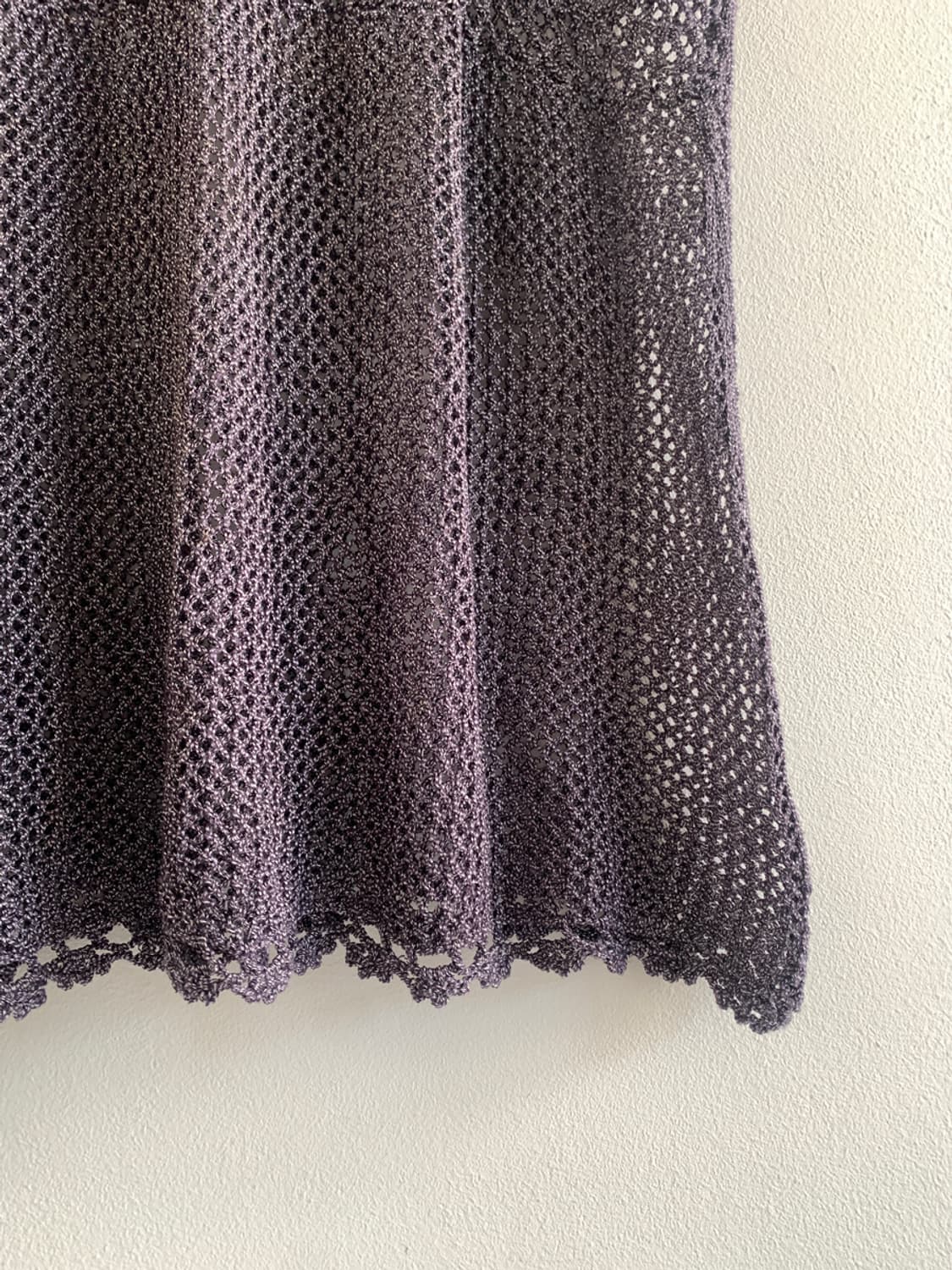 Summer punching knit(purple) 상품이미지4