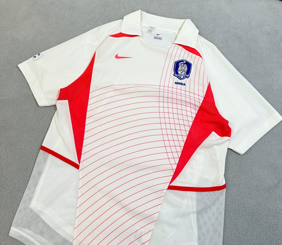 판매(정품) (95)나이키 2002 대한민국 축구 국가대표팀 반팔 유니폼 상품이미지2