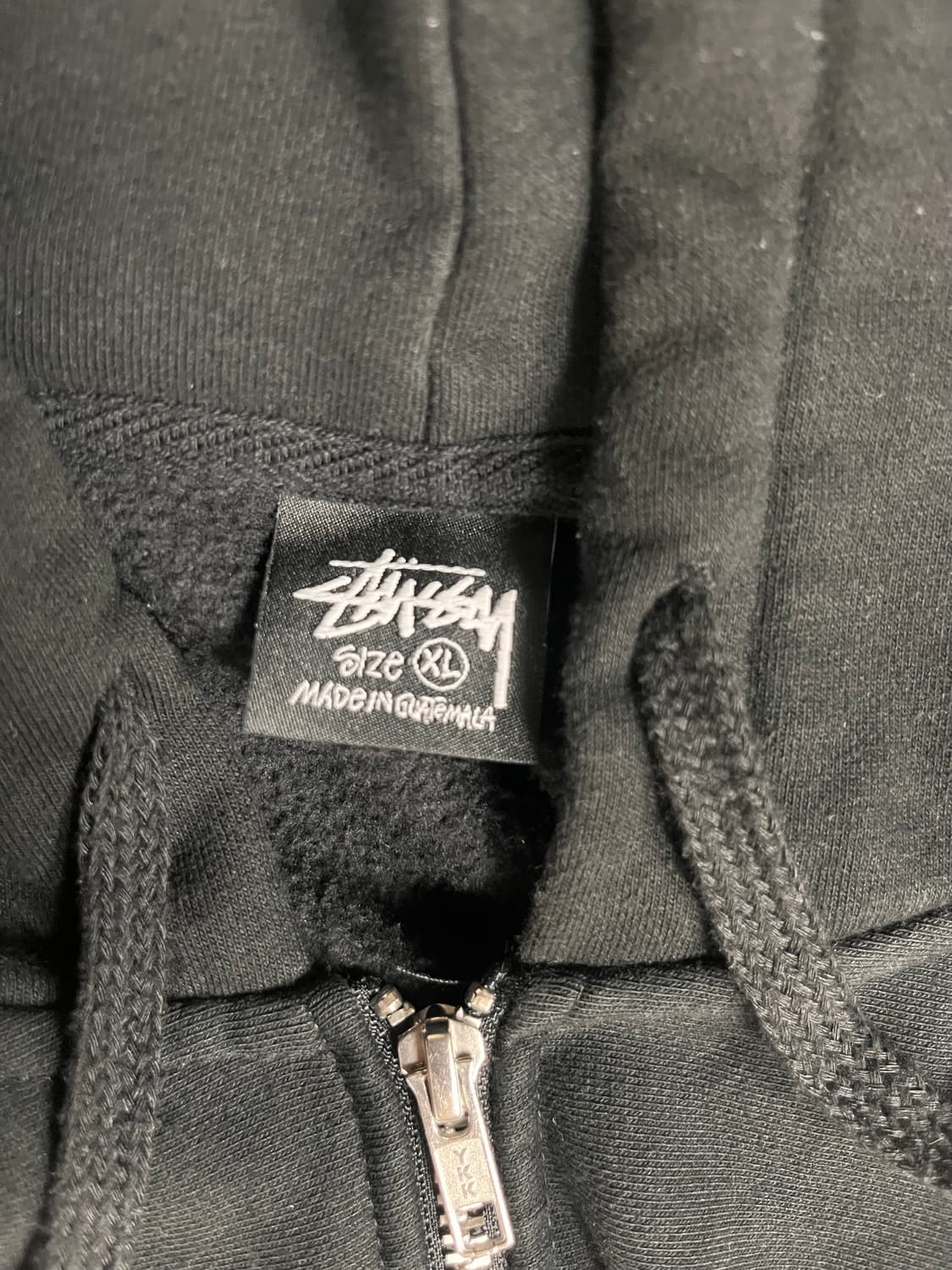 스투시 월드투어 기모 블랙 XL 상품이미지3