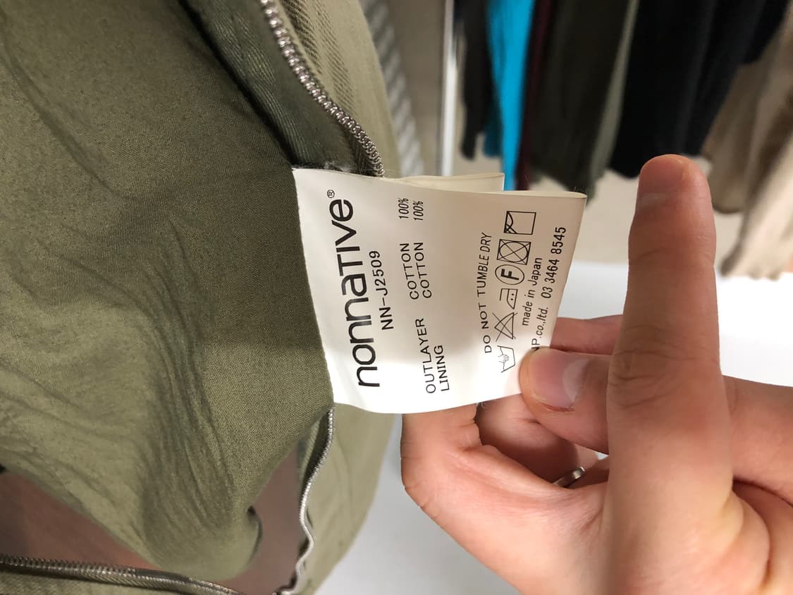 Nonnative 논카라 자켓 1 상품이미지10