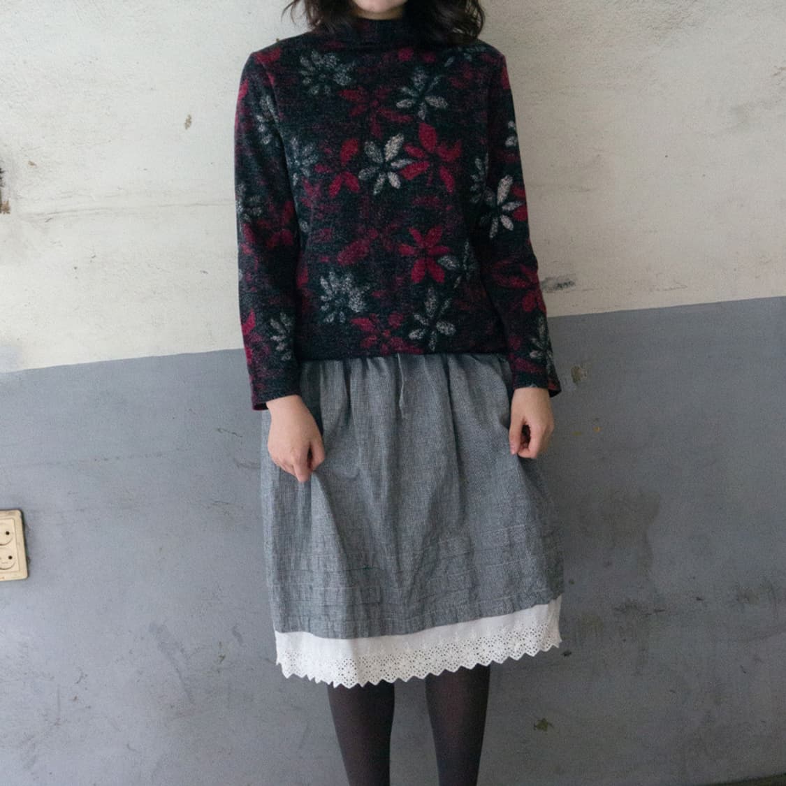 하얀 레이스 구름 스커트 상품이미지8