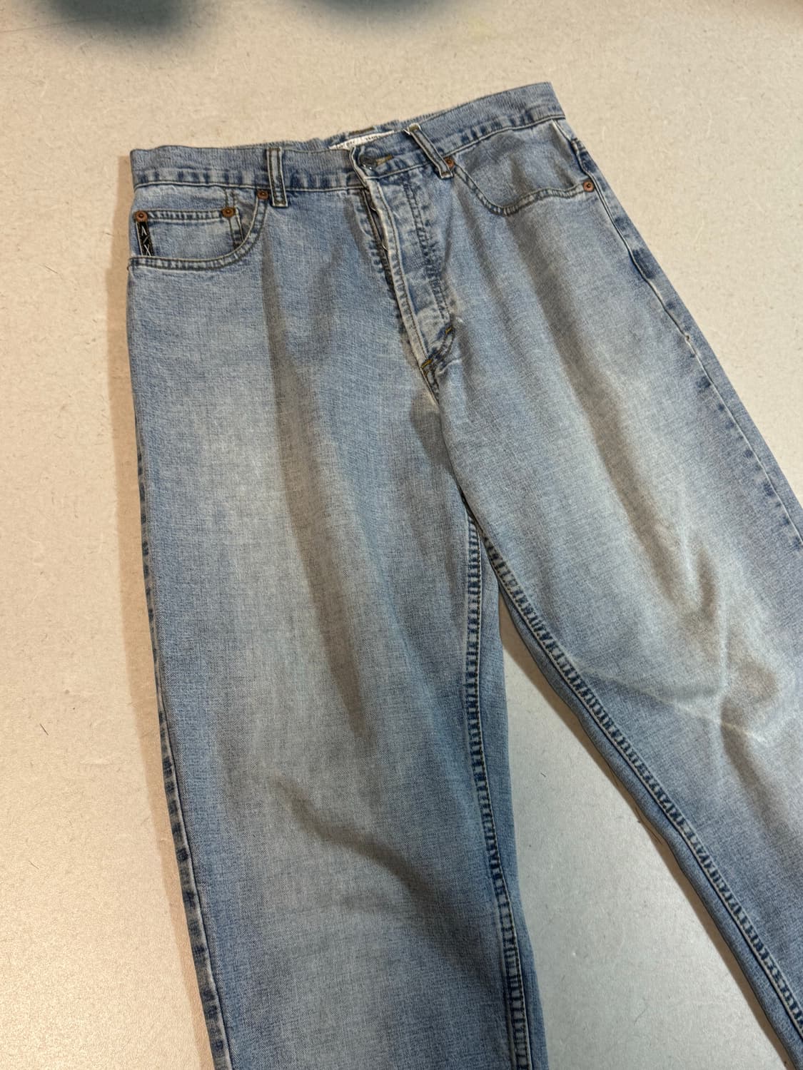 아르마니 익스체인지 루즈핏 데님 팬츠 30/32 상품이미지3