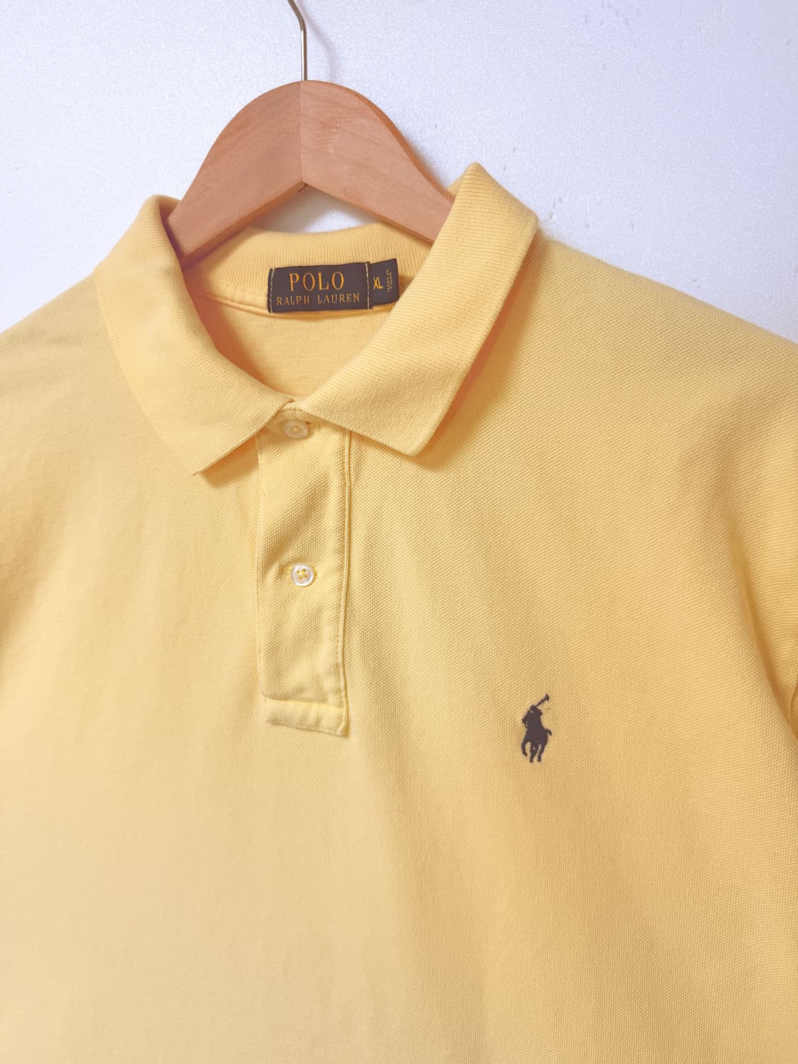 POLO 랄프로렌 반팔 카라티 105-110옐로우 오버핏 상품이미지2