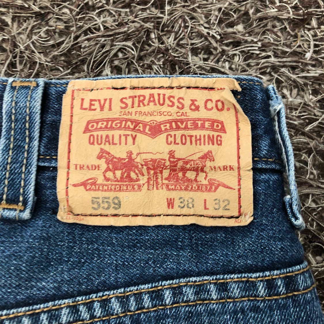 리바이스 559 스트레이트 워싱 데님 팬츠 상품이미지6