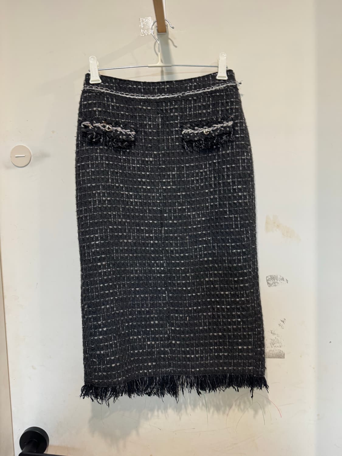 오브제 트위드 스커트 상품이미지1