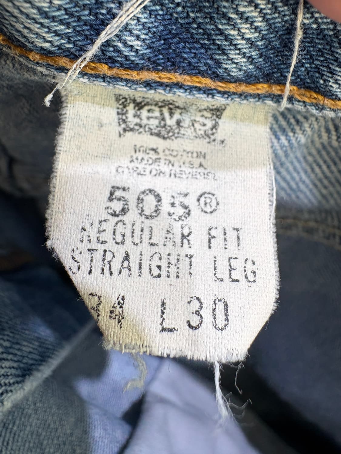 90's LEVIS 505 (Made in USA) 상품이미지7