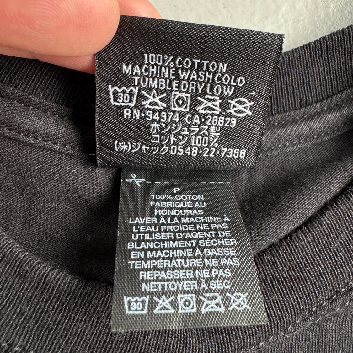 스투시 블랙 체리 반팔 티셔츠 상품이미지6