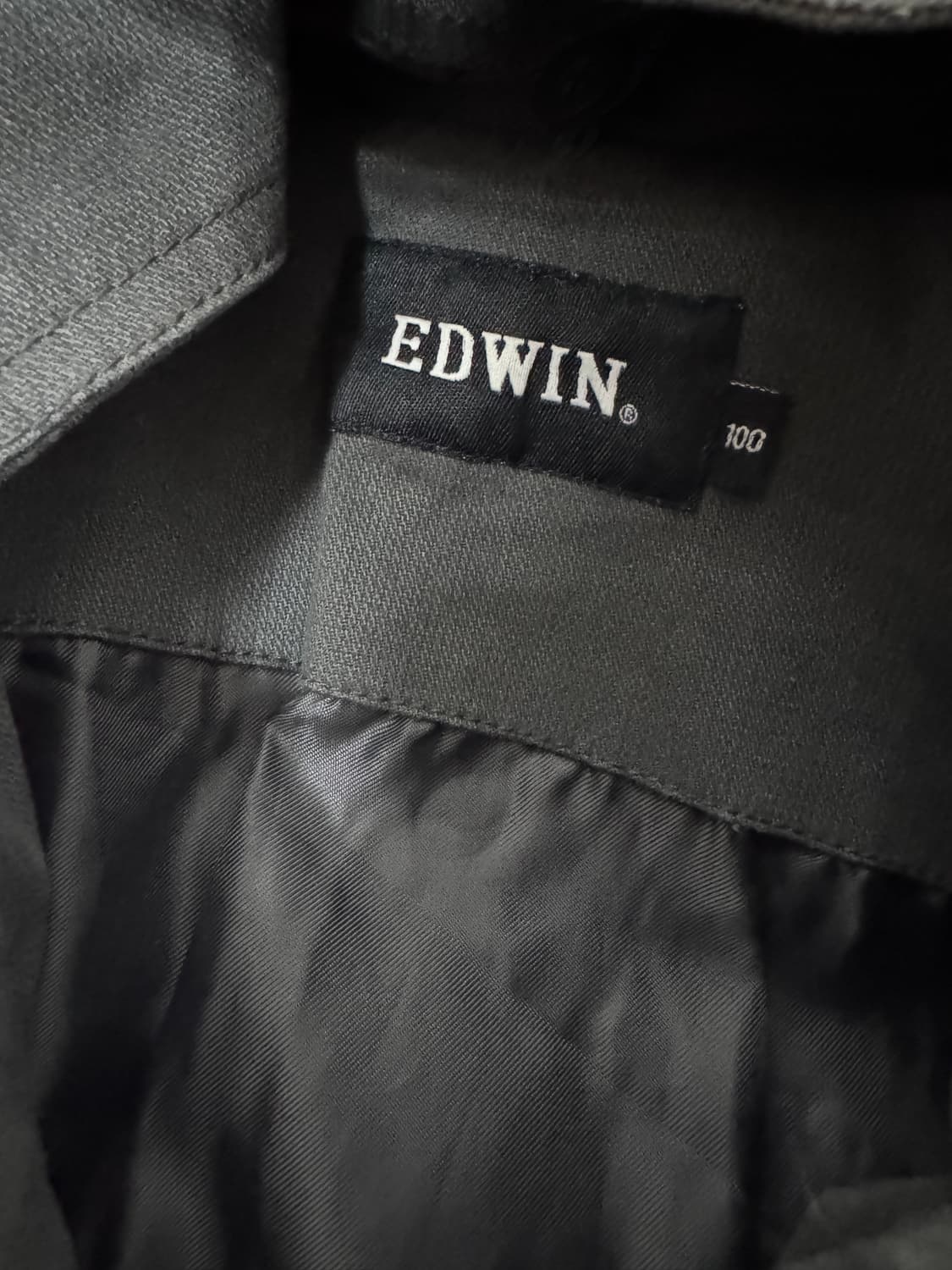 에드윈 Edwin 피그먼트 후드 롱 워크자켓 L 상품이미지3