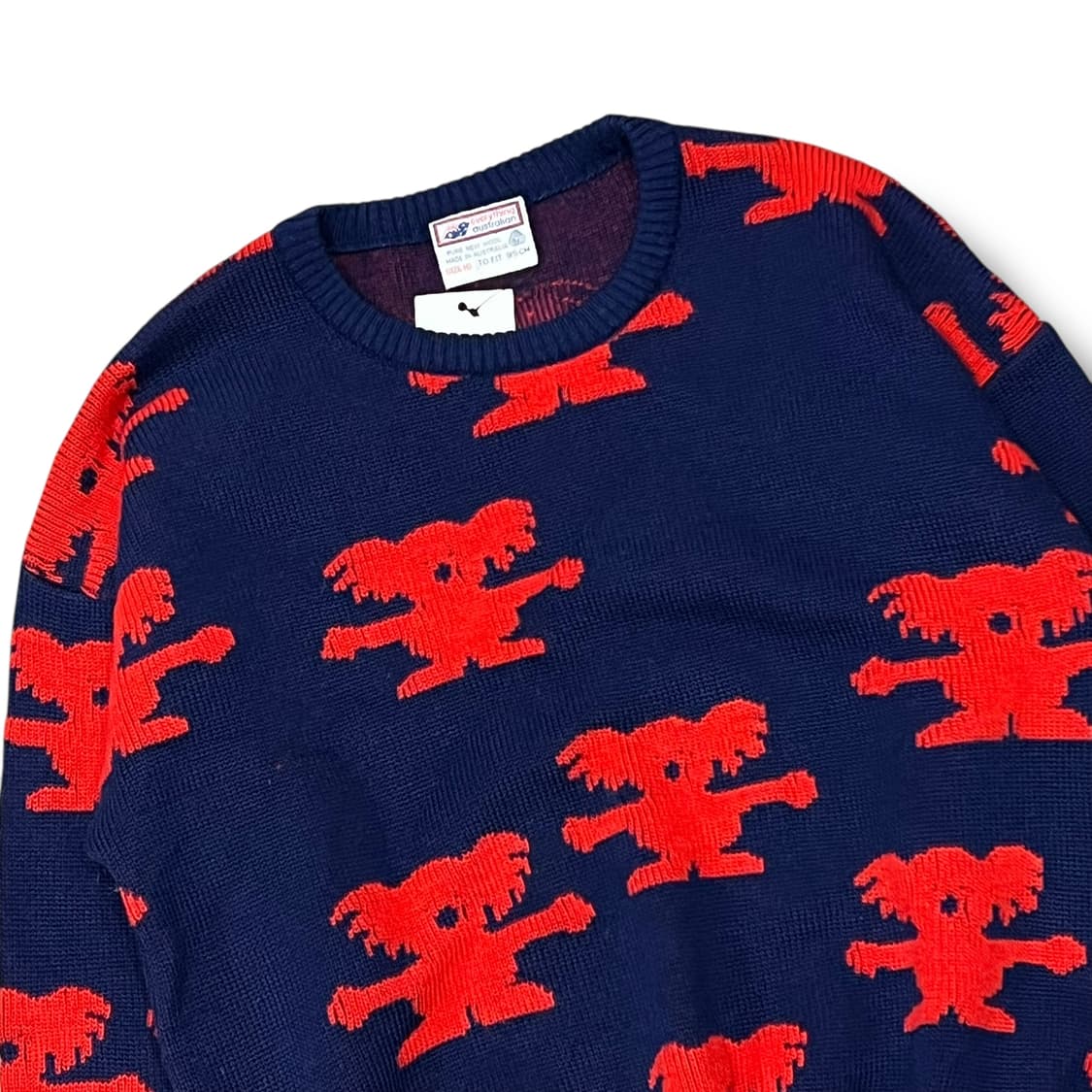 오스트레일리아 패턴 울니트 s08355 상품이미지4