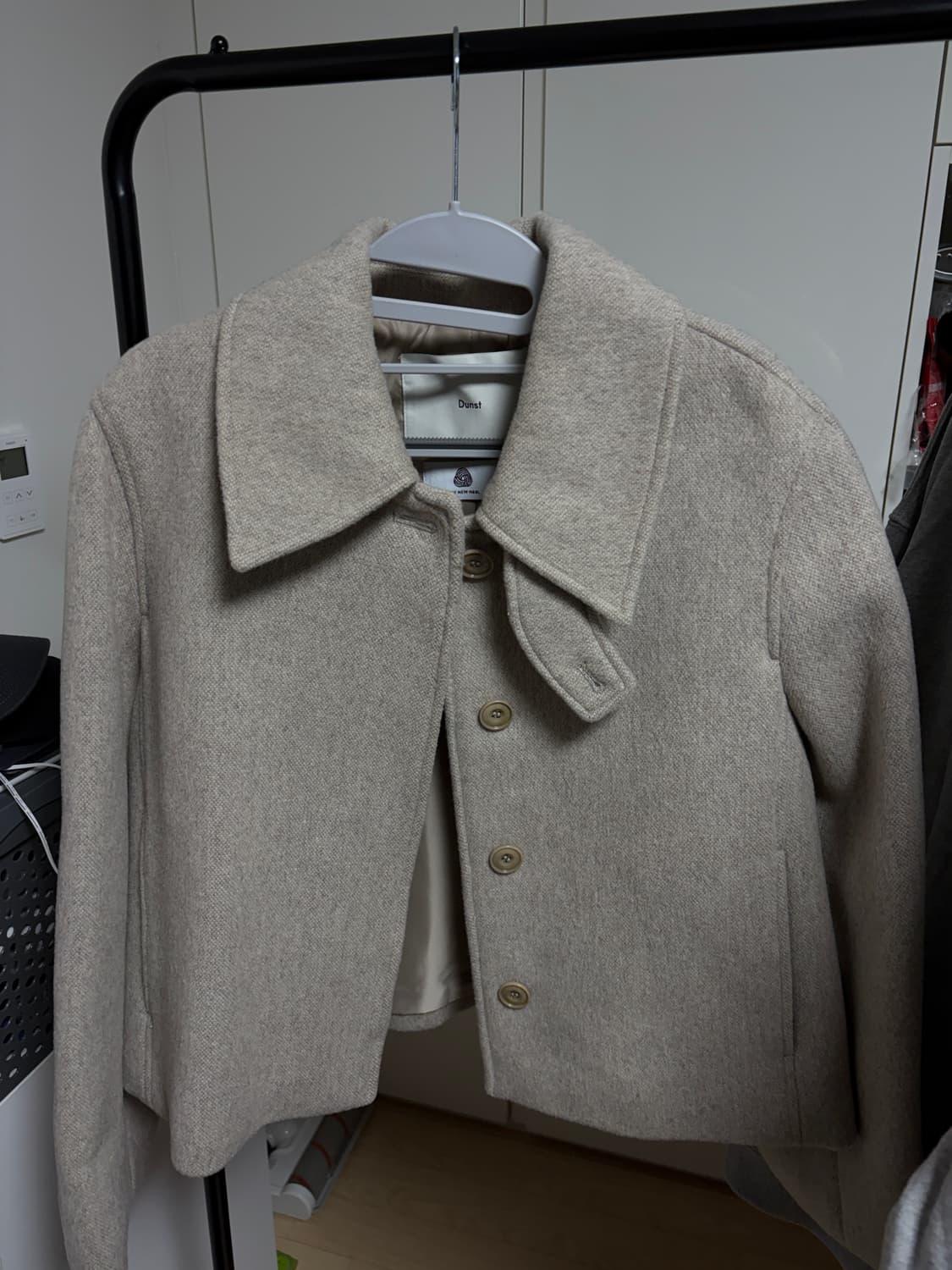 던스트 크롭 울 코트  상품이미지2