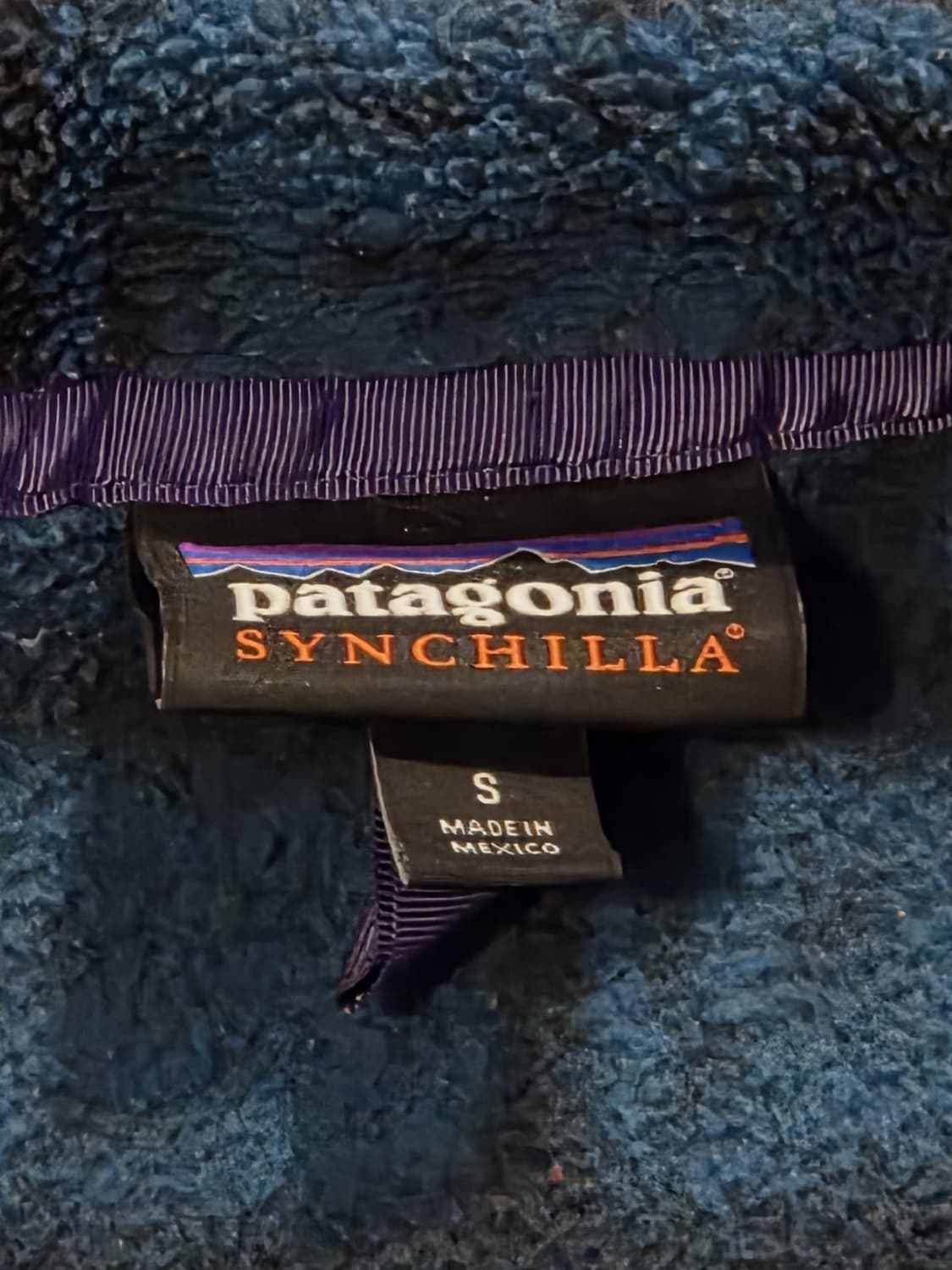 15FW 파타고니아 신칠라 스냅T 블루 지오메트릭 패턴 상품이미지4