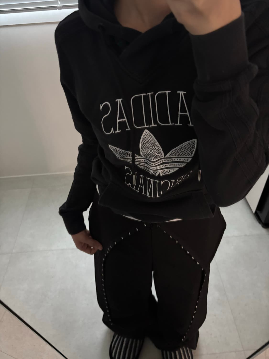 희귀)블랙 오리지널 아디다스 후드티 상품이미지2