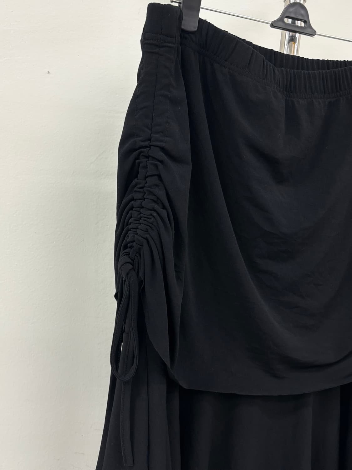 빈티지 블랙 레이어드 스커트 상품이미지5