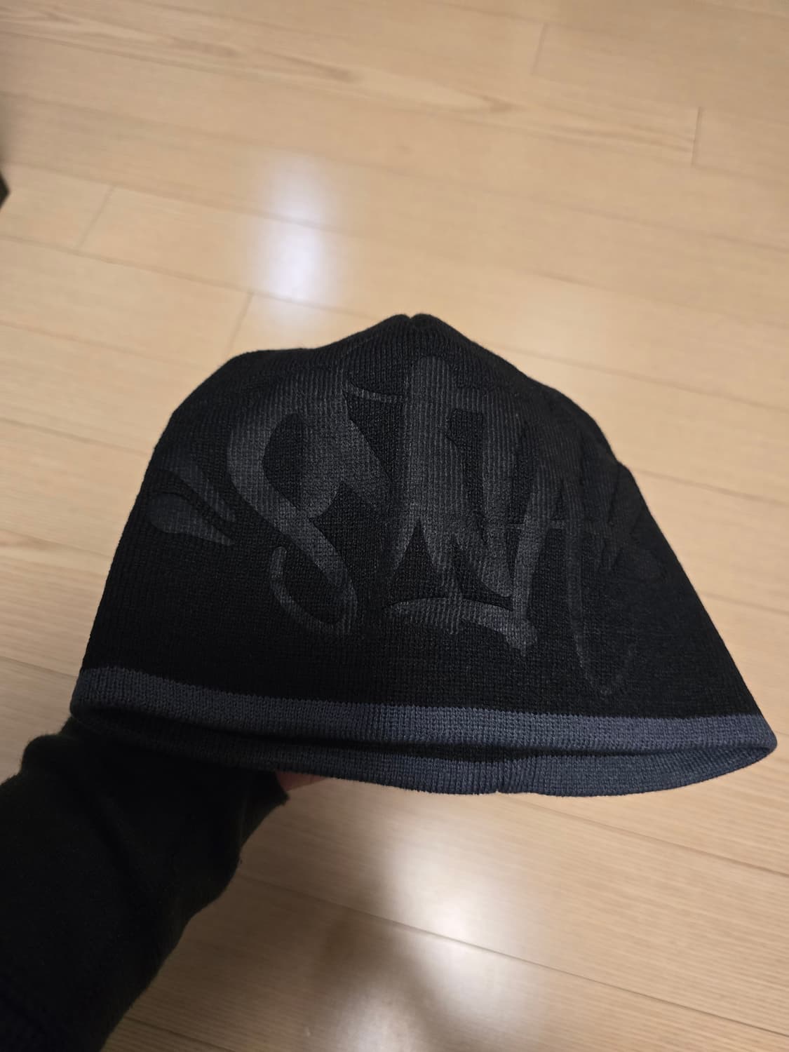 SYNA synaworld 시나월드 스텔스 로고 도란 비니 블랙 상품이미지4