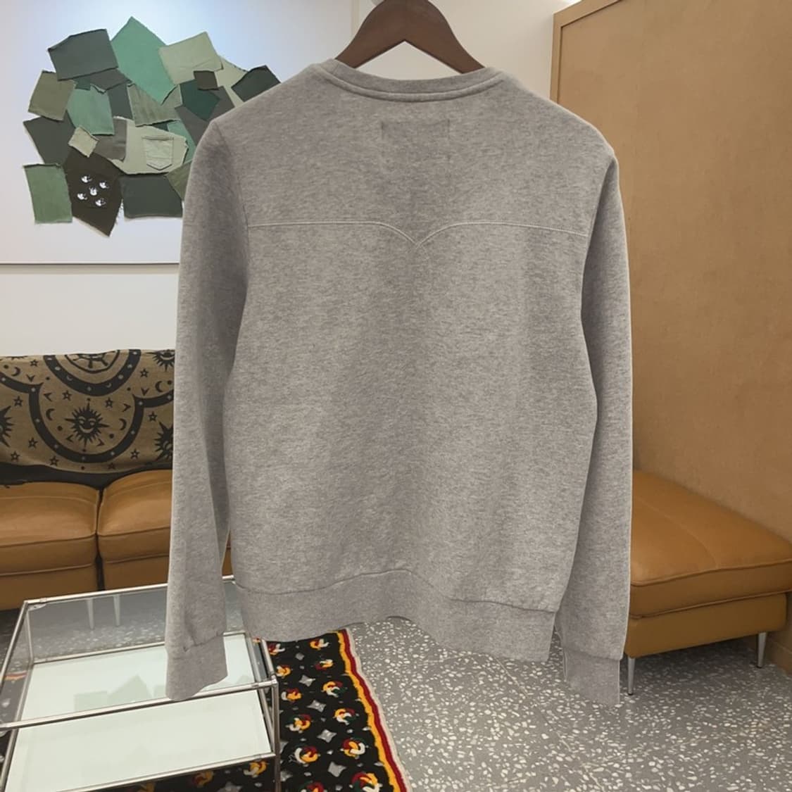 헌터 모던캐주얼 엠보빅로고 기모 맨투맨 S C07748 상품이미지4