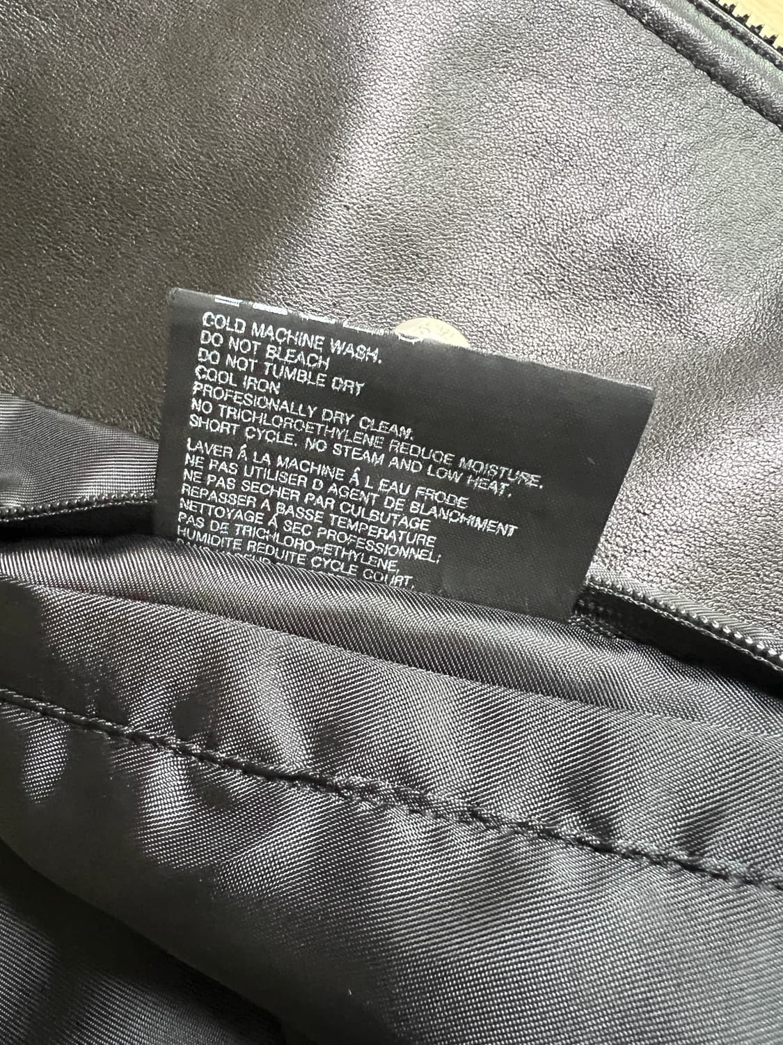 Neil Barrett Leather Mixed Biker Jacket 상품이미지5