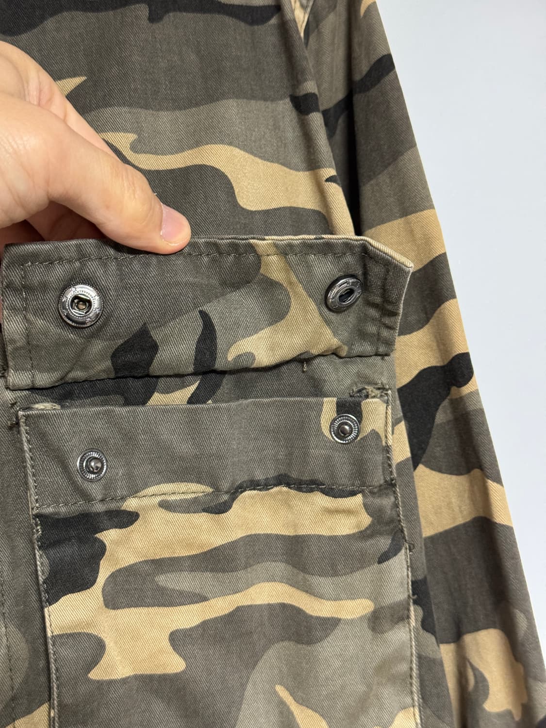 ZARA TRF 카모 밀리터리 필드 자켓 95-100 상품이미지7