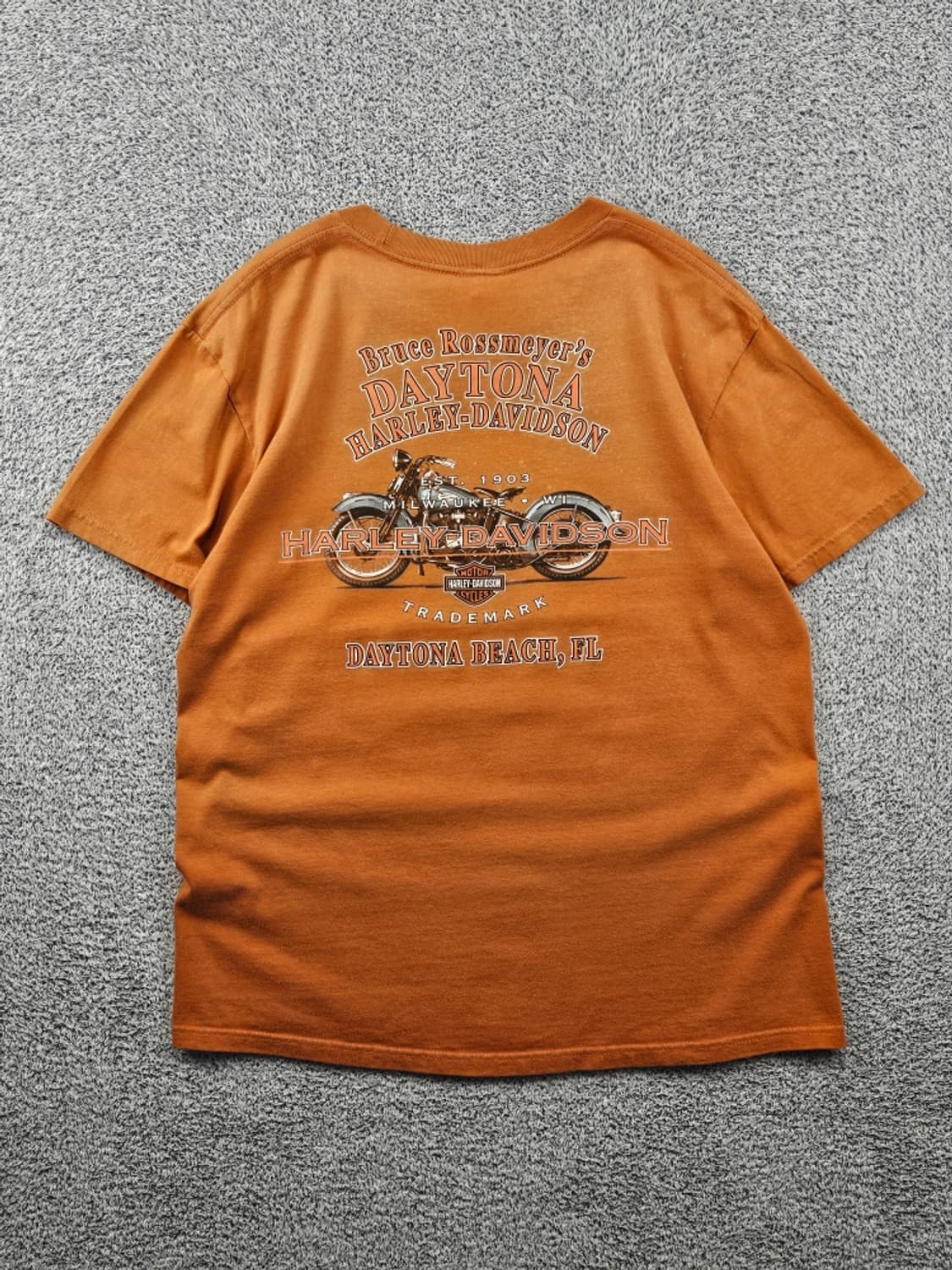 할리데이비슨 반팔 티셔츠 ( M추정 ) / 11930 상품이미지1