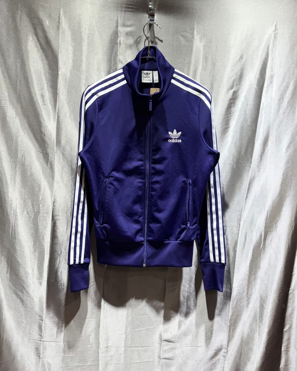 XS 아디다스 파이어버드 우먼스 퍼플 트랙탑 상품이미지2