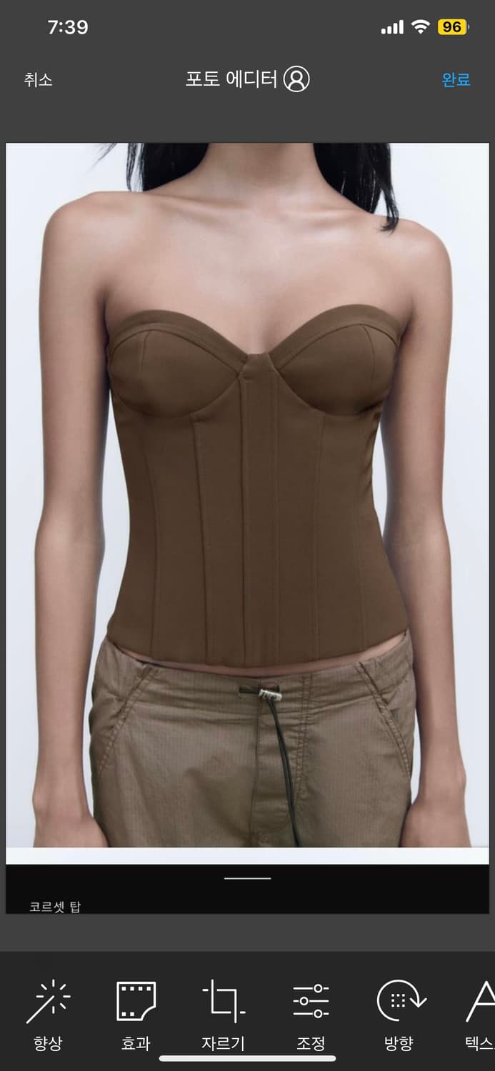 자라 코르셋 xs 상품이미지1
