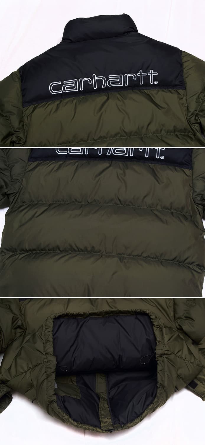 칼하트 WIP 루미 다운 패딩 사이프러스 블랙 (M / 100+) 상품이미지5