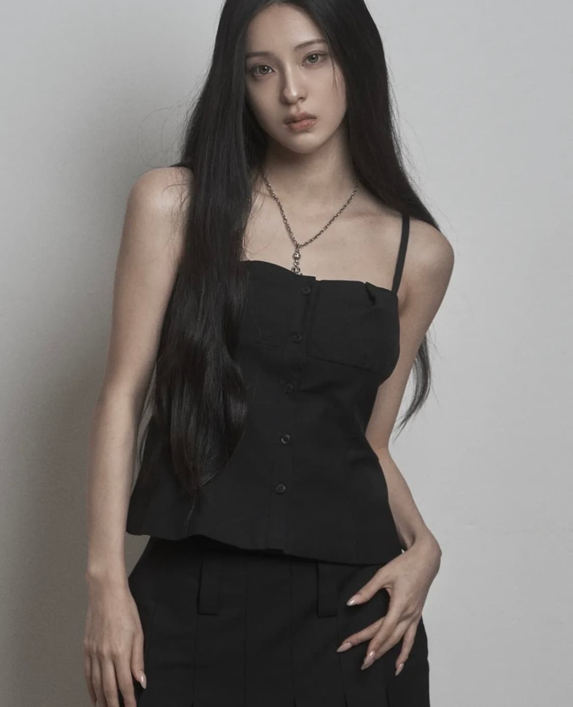 카키포인트 Suit Bustier Top (black) 상품이미지1
