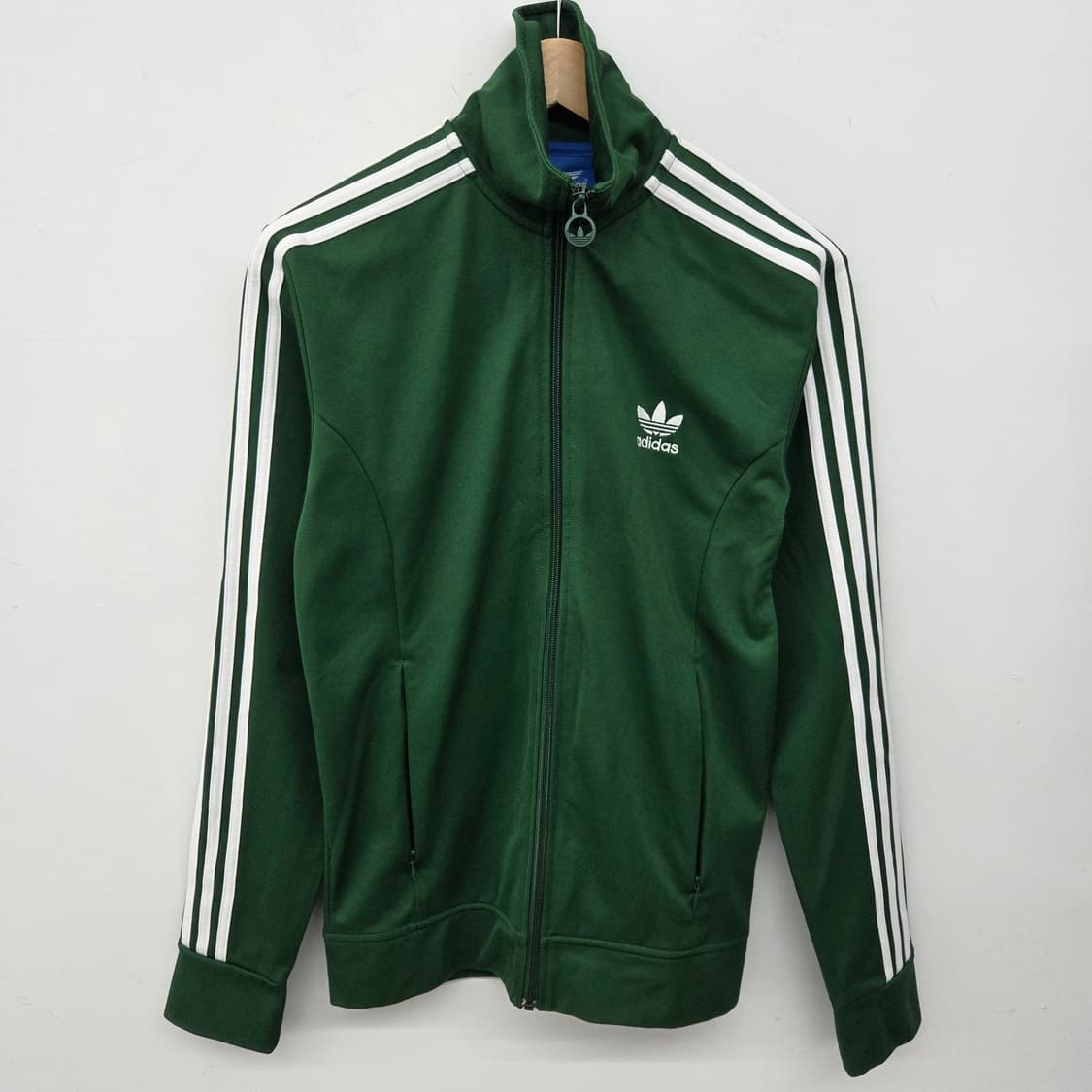 아디다스 삼선 트랙탑 그린 여성L 상품이미지2