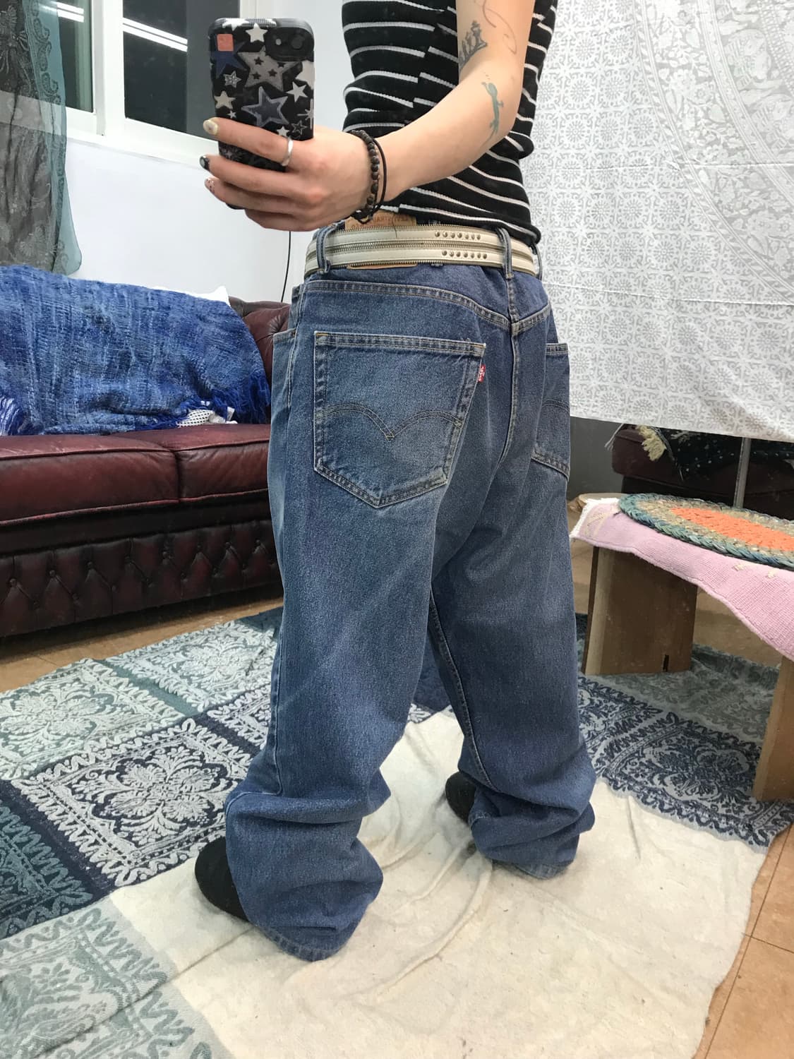 리바이스 550 빈티지 워싱 데님팬츠 상품이미지2