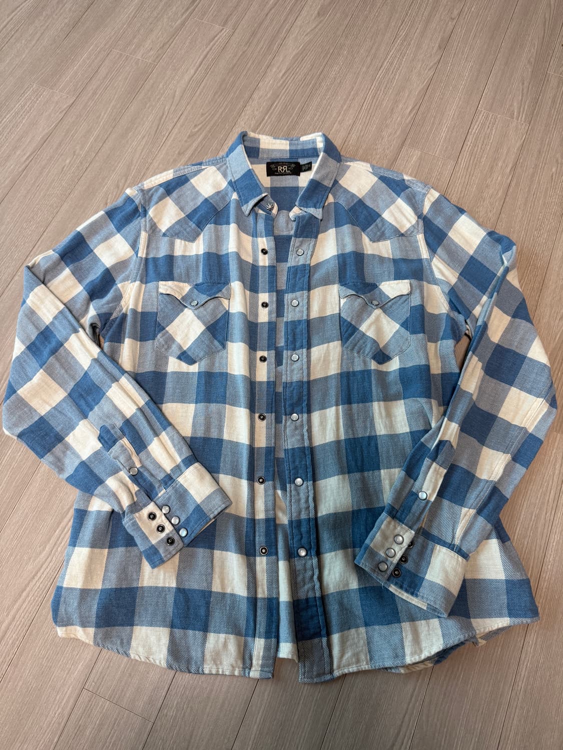 rrl 더블알엘 웨스턴 셔츠 xl 김원중 이동휘 상품이미지1