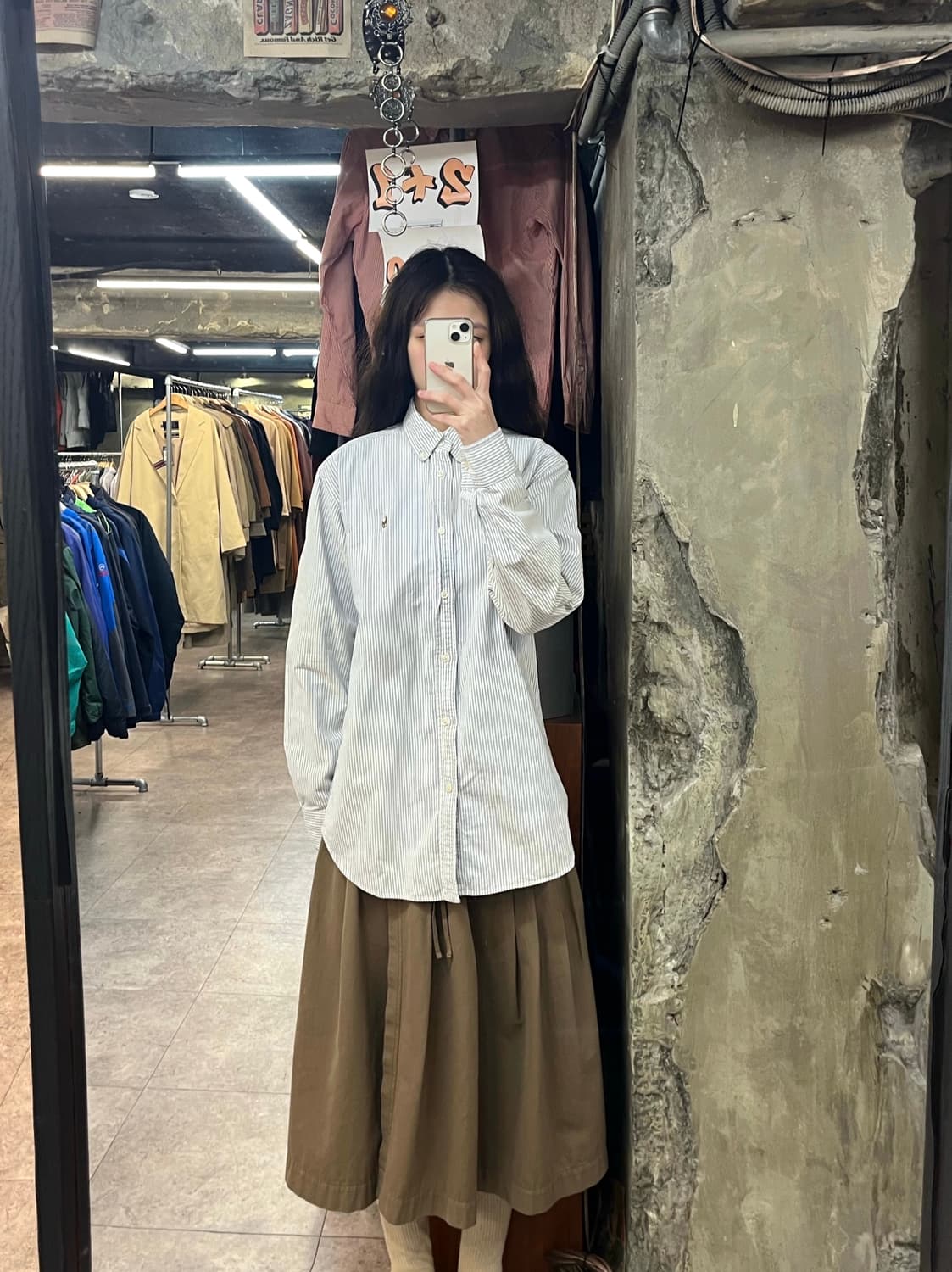 폴로 랄프로렌 스트라이프 셔츠 스카이블루 #csz3085  상품이미지2